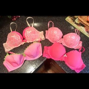 (4) Victoria’s Secret Dream Angels Bras 34B